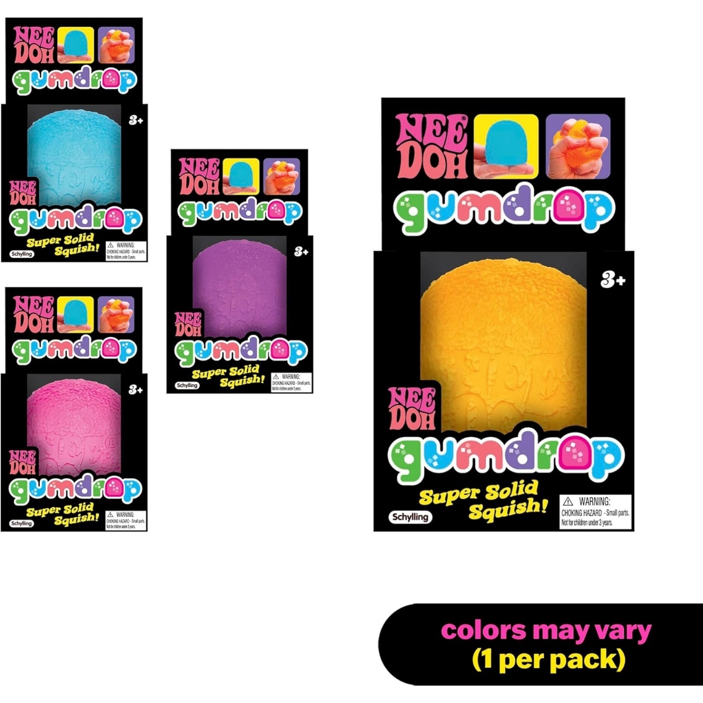 NeeDoh Gumdrop - Textured Sensory Toy - 2.5” - Image 2